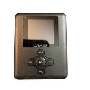 Craig 2GB MP4 Player Black Silver Portable Media Player CMP622E March 2009 Retro